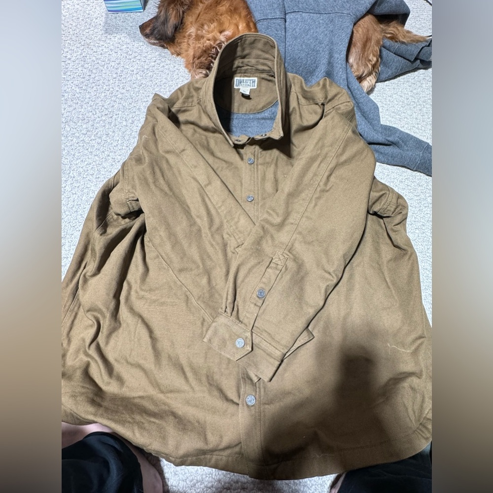 Duluth Trading Canvas Jacket Mens 4XL